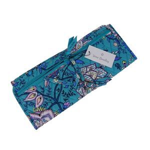 Vera Bradley Curling & Flat Iron Cover Factory Style Cotton PEACOCK GARDEN NWT
